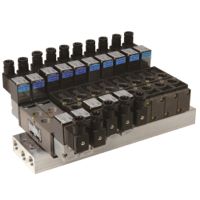 Manifold type　453　5-port solenoid valves Collective exhaust