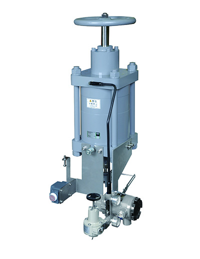 ピストンシリンダ 比例制御操作器〈単動縦型ハンドル付〉