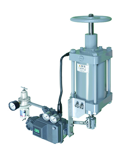 ピストンシリンダ 比例制御操作器〈単動縦型ハンドル付〉