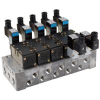 Manifold type　413　5-port solenoid valves Collective exhaust